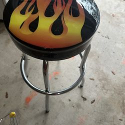 Flame Design Bar Stool 