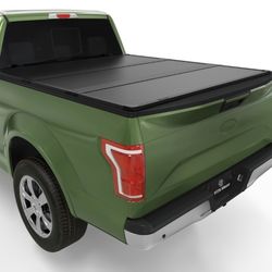 YITAMOTOR FRP Hard Tri Fold Truck Bed Tonneau Cover Fits For Ford F-250 F-350 F250 F350 Super Duty 2017-2026, 6.75 Ft Bed