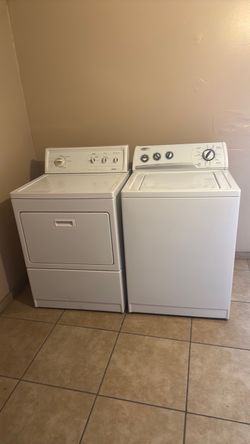 Washer and dryer whirlpool and kenmore