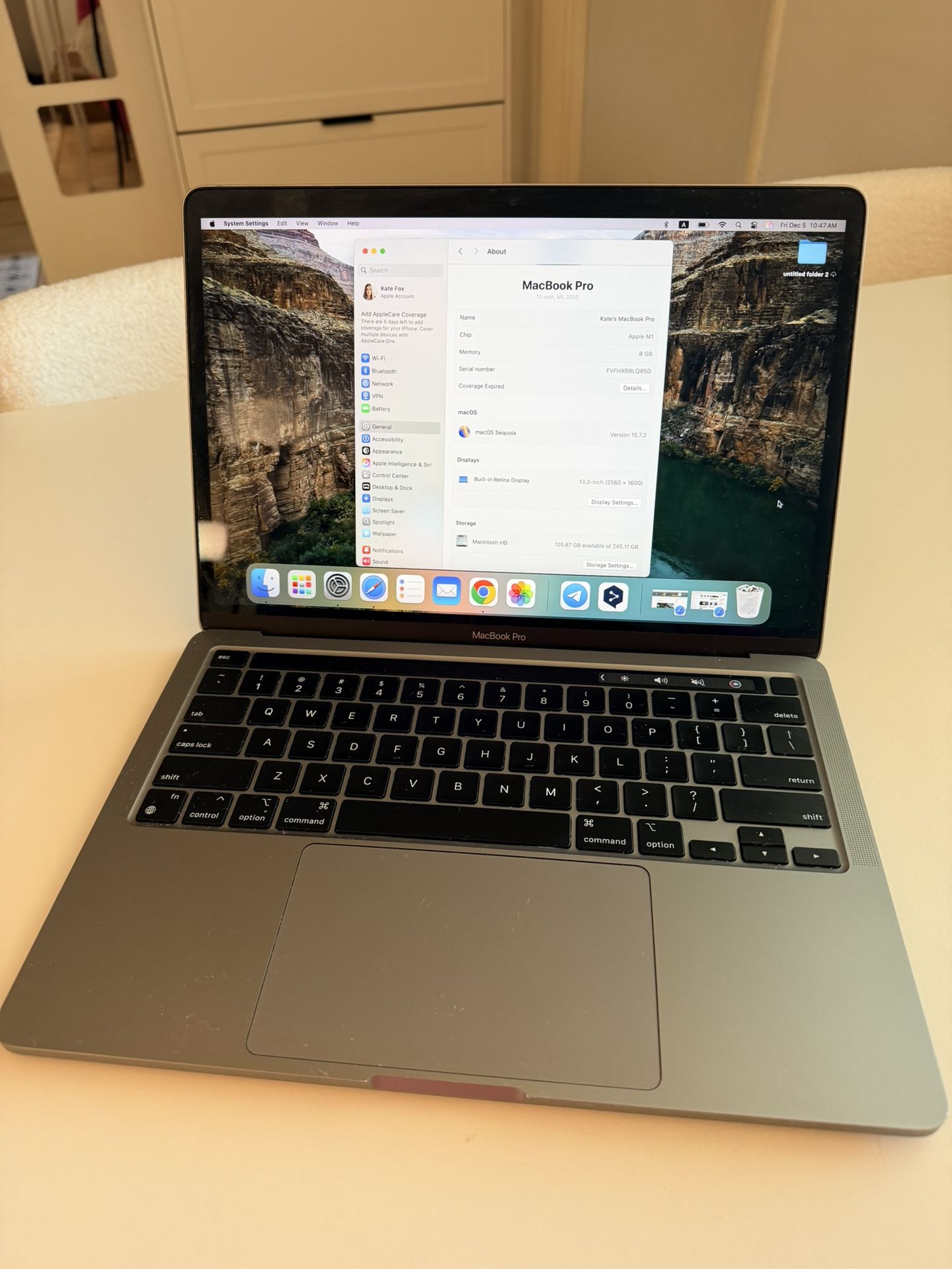 Apple MacBook Pro 13,3’ 8/256