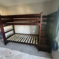 Bunkbed With Stair Storage 