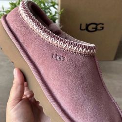 UGG Tasman Pink Dawn Slippers 8W & 7W Brand New 
