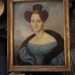 European Artist, Portrait of a Woman, 18th Century, Oil on Panel, Framed