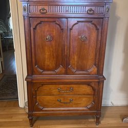 Antique Cherry Wood Wardrobe