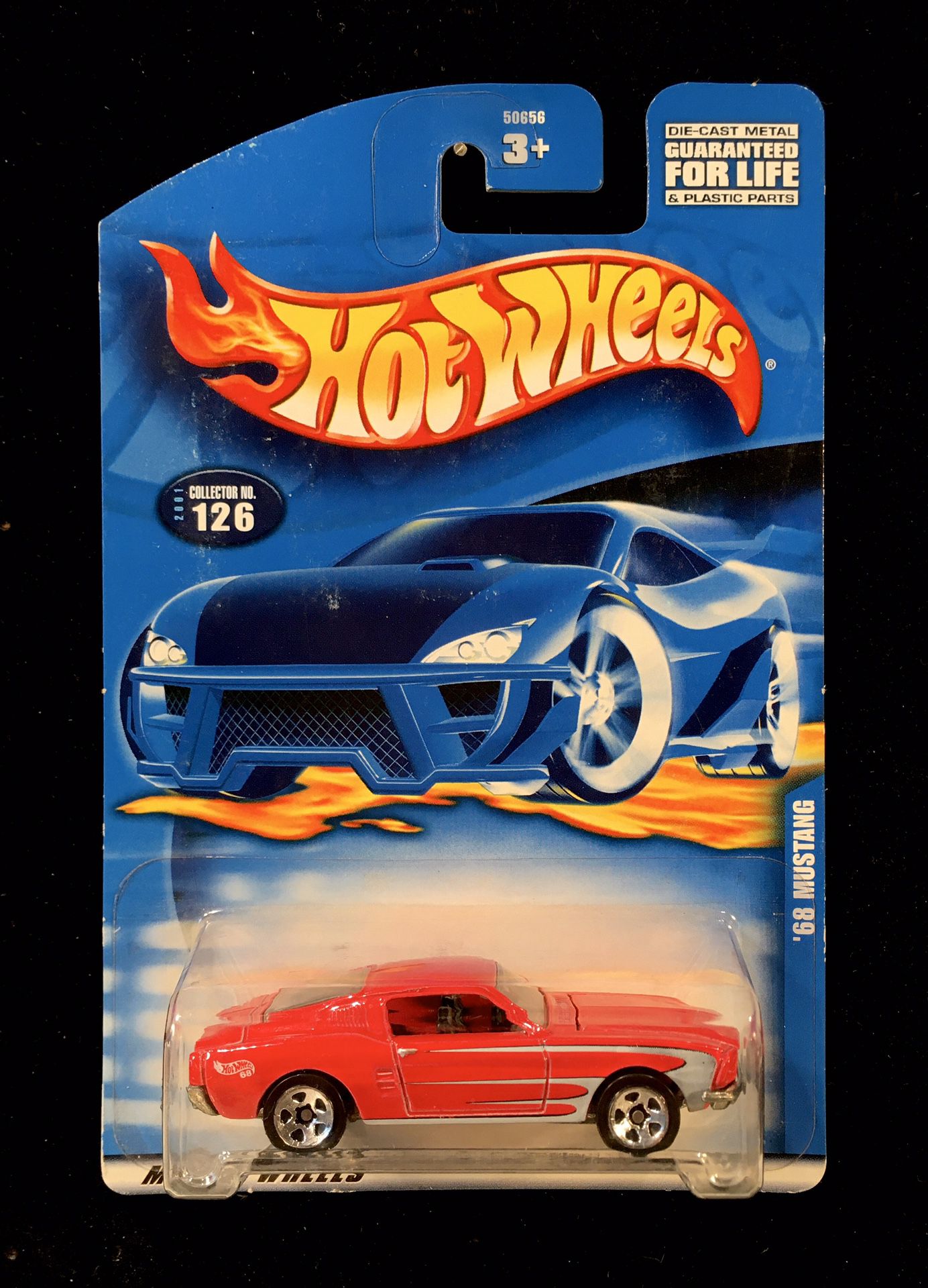 Hot Wheels 2001 Collector #126 ‘68 Mustang • Metal/Metal