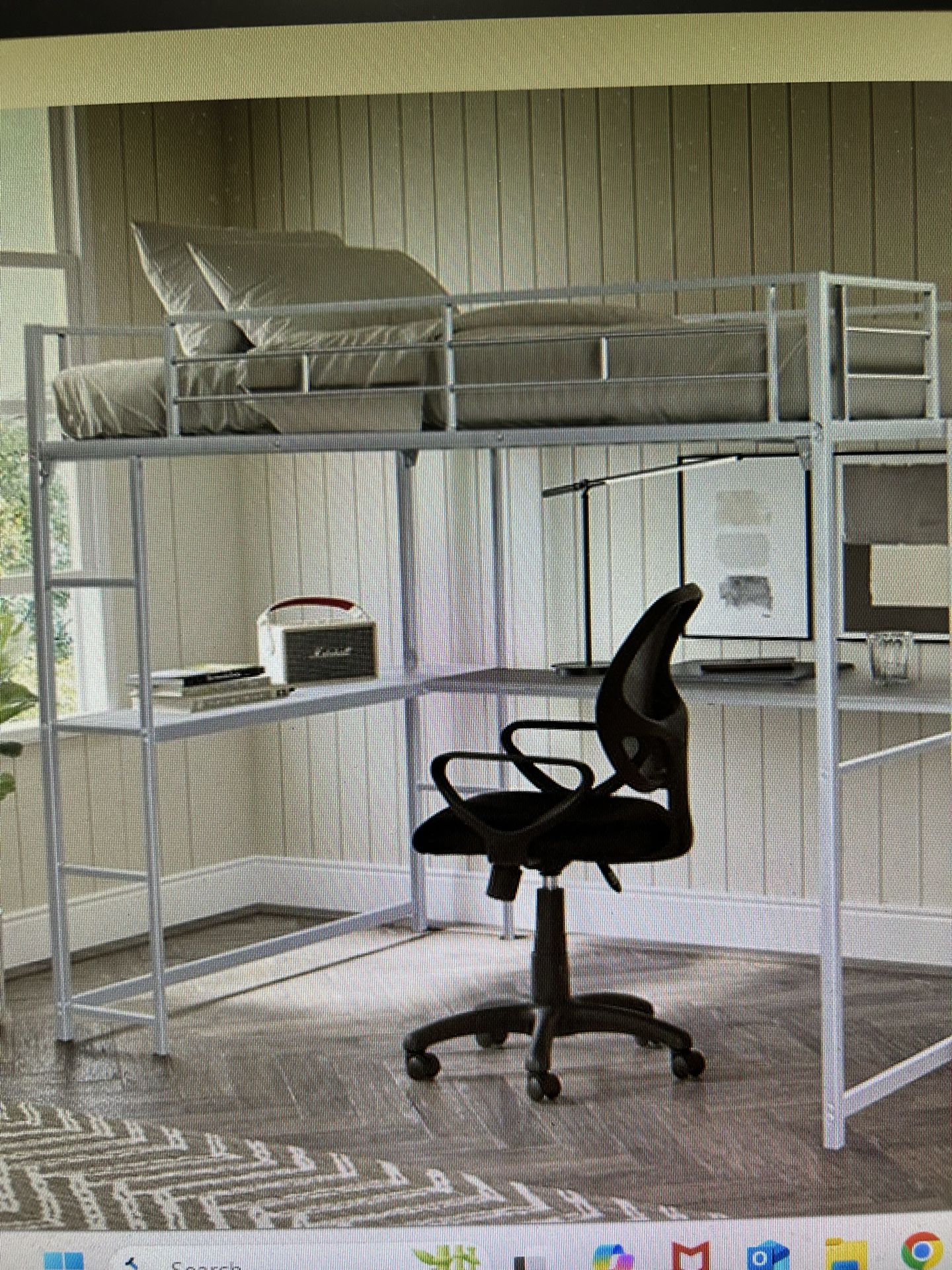 Steel Frame Loft Beds With Desk