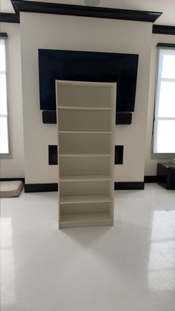 White Bookshelf
