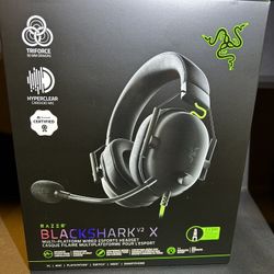 Razer BlackShark V2 X Gaming Headset: 7.1 Surround Sound - 50mm Drivers - Memory Foam Cushion - For PC, PS4, PS5, Switch - 3.5mm Audio Jack - Black