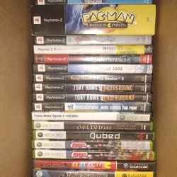 Xbox 360, Ps2, GameCube games