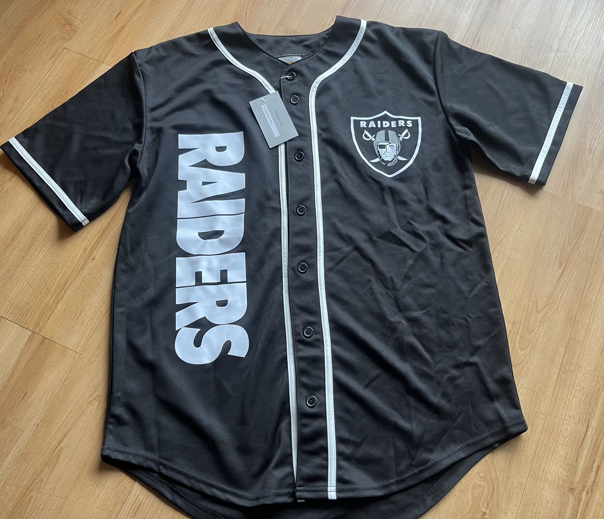 Las Vegas Raiders Baseball Jersey