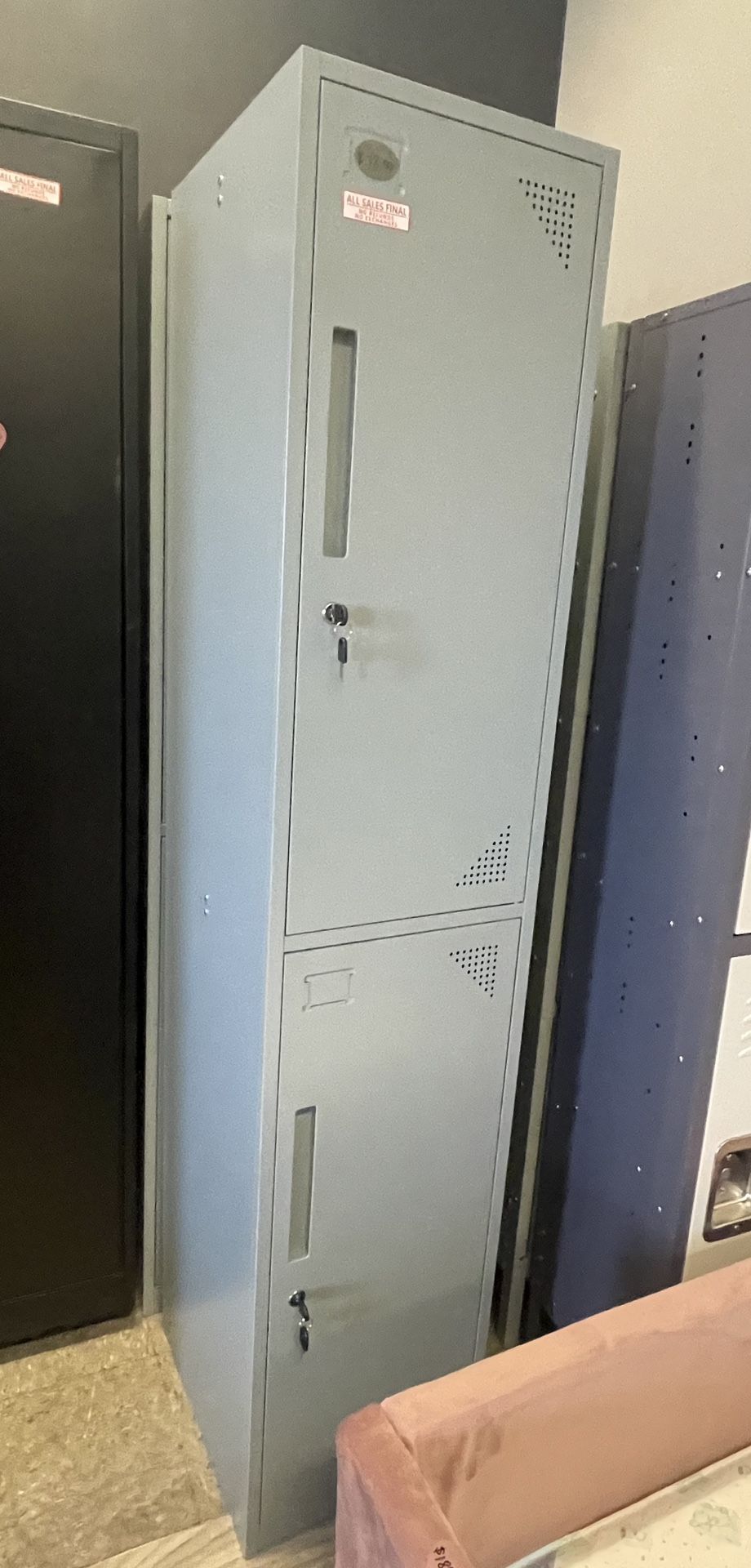 ✌️Metal Locker 2 Doors 71" Employees Locker Storage Cabinet