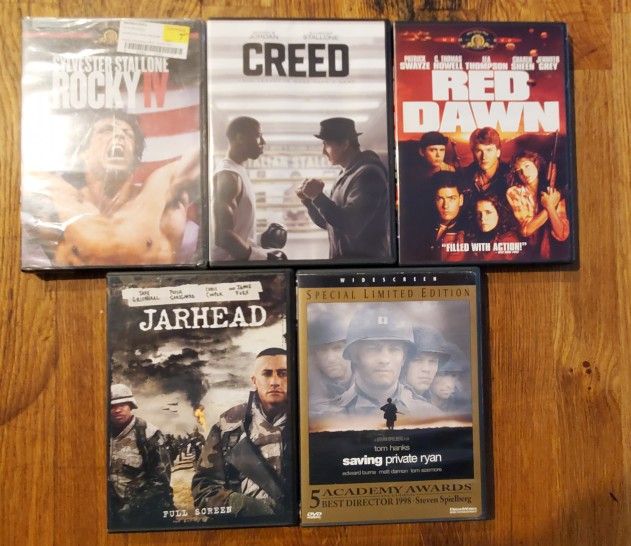 Action/War Movie DVD Movie Lot
