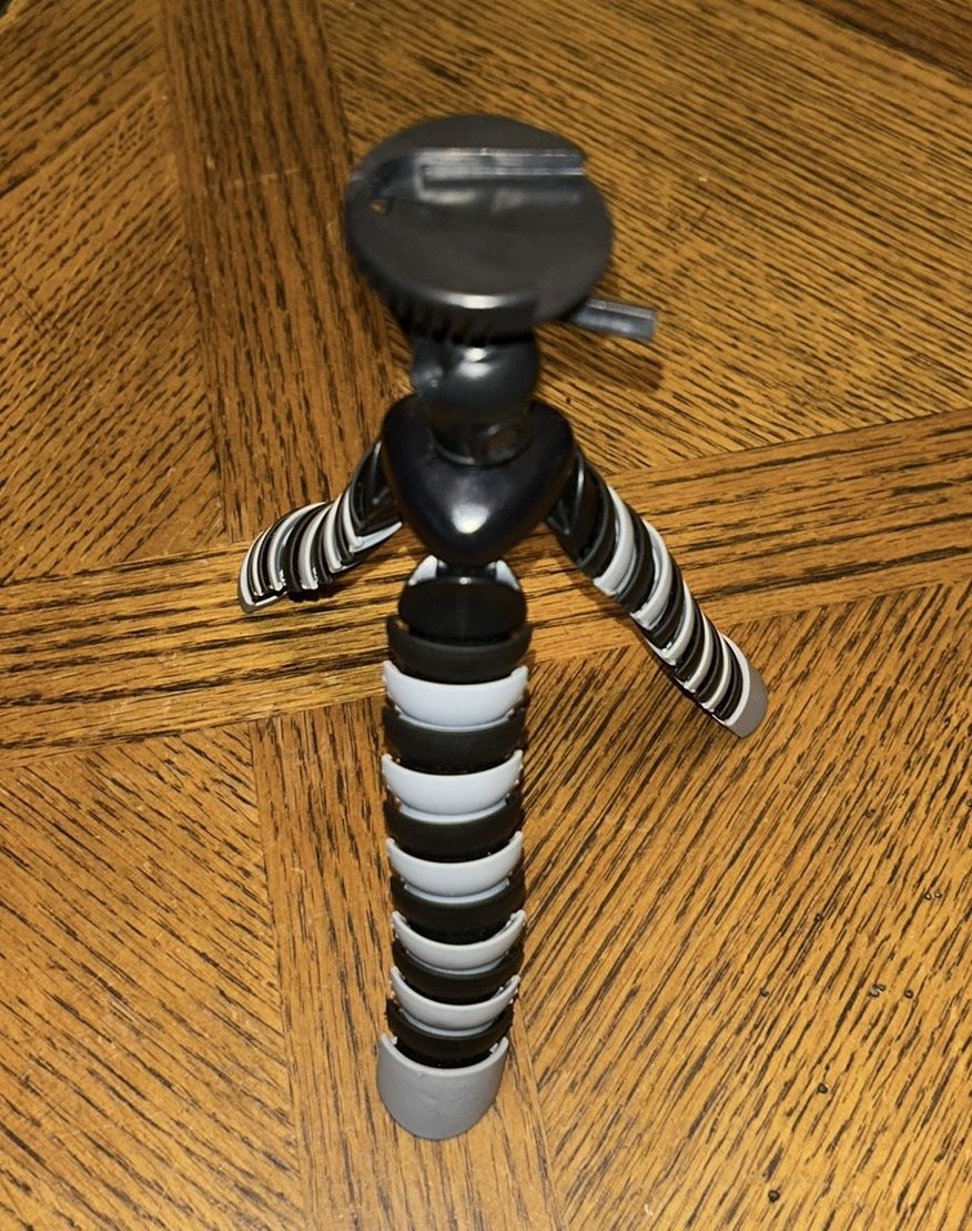 Black and Gray Flexible Tripod