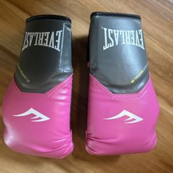 pink everlast boxing gloves 12oz