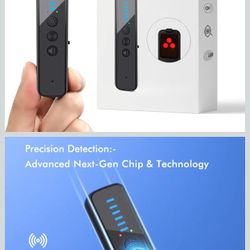 Upgraded Hidden Camera Detector - Al-Powered Anti-Spy Device, GPS Tracker & Bug Detector, Portable RF Signal Scanner for Hotels,
