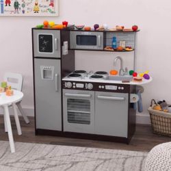 Wooden 30-Piece Play Kitchen for Kids, New in Box