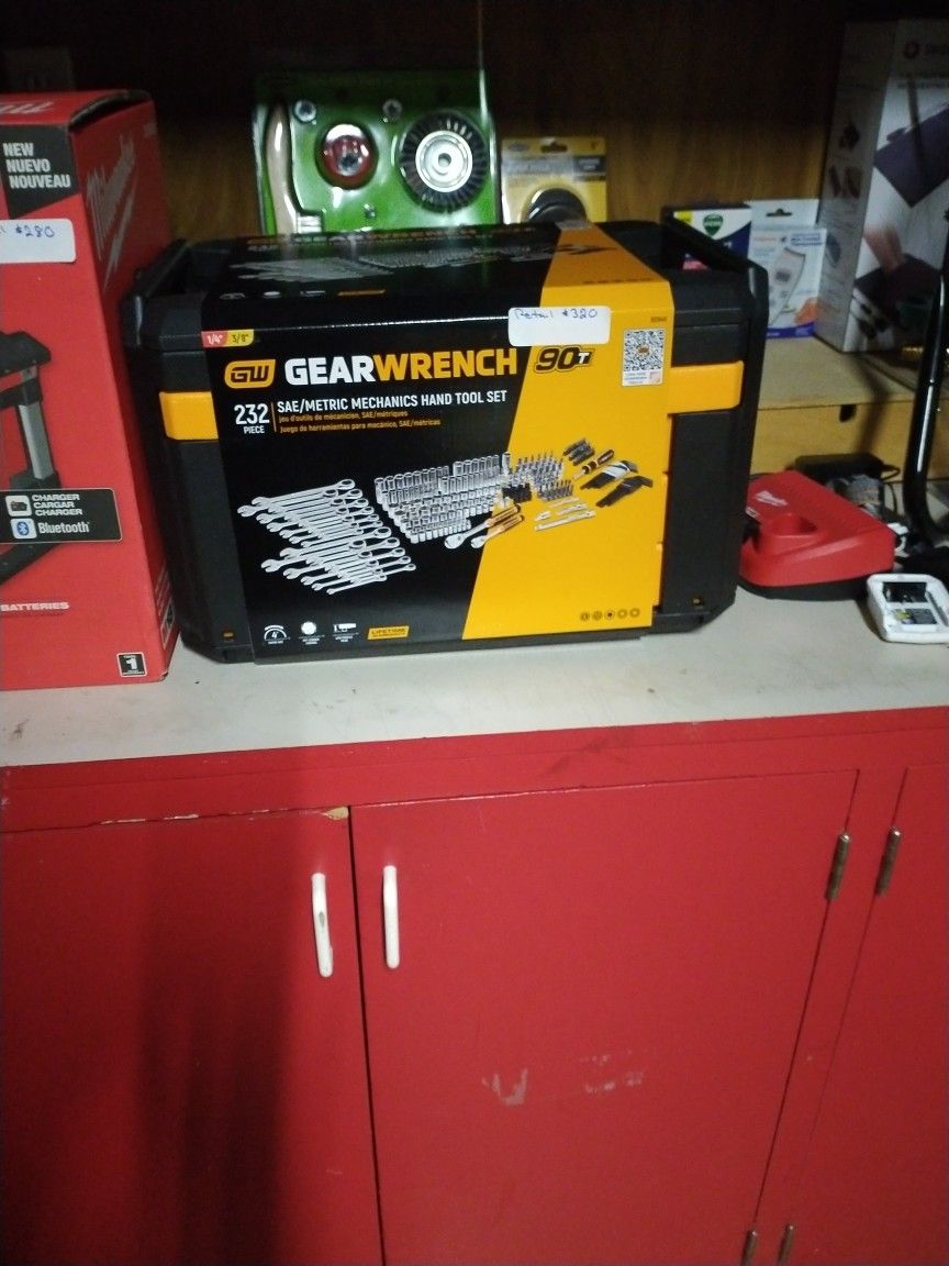 GW GearWrench 232 SAE/METRIC Hand Tool Set