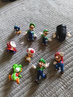 Mario Bros toy lot
