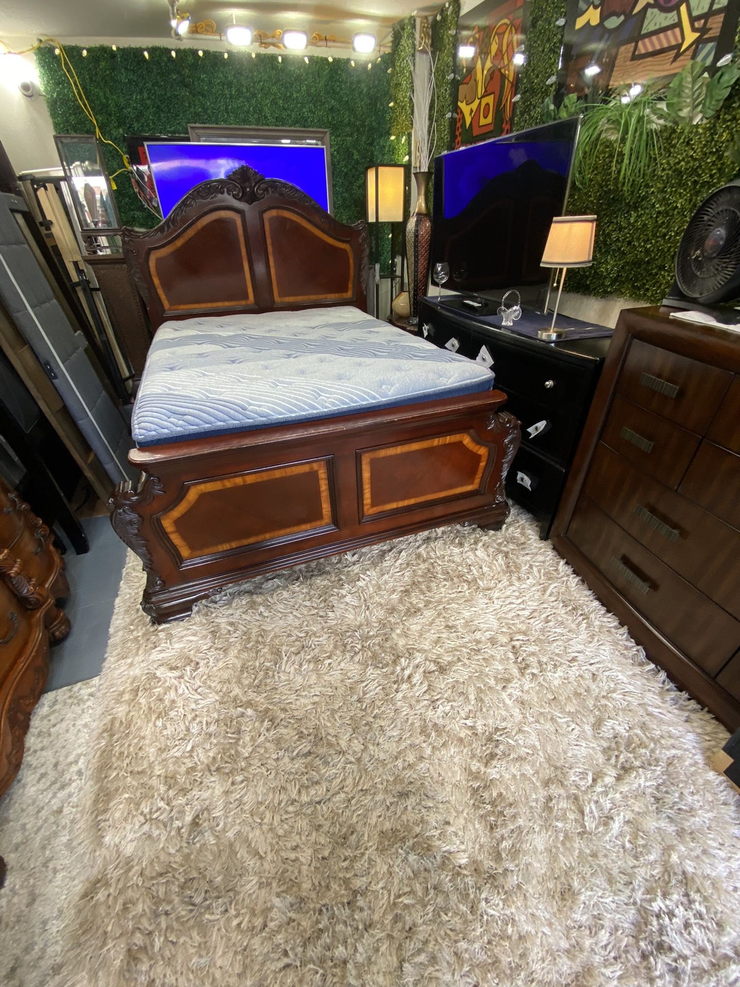 Queen Bed Frame And Mattress