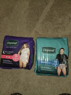 Depends Women And Men