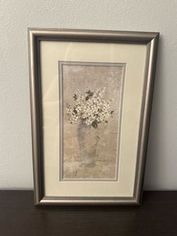 Framed Floral Art Print