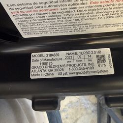 Car seat/booster Graco