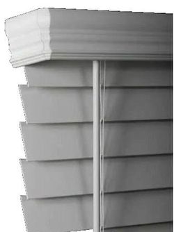 NEW JCPenney Home 2" Faux Wood Cordless Blinds - White (36" W x 64" L) - NIB