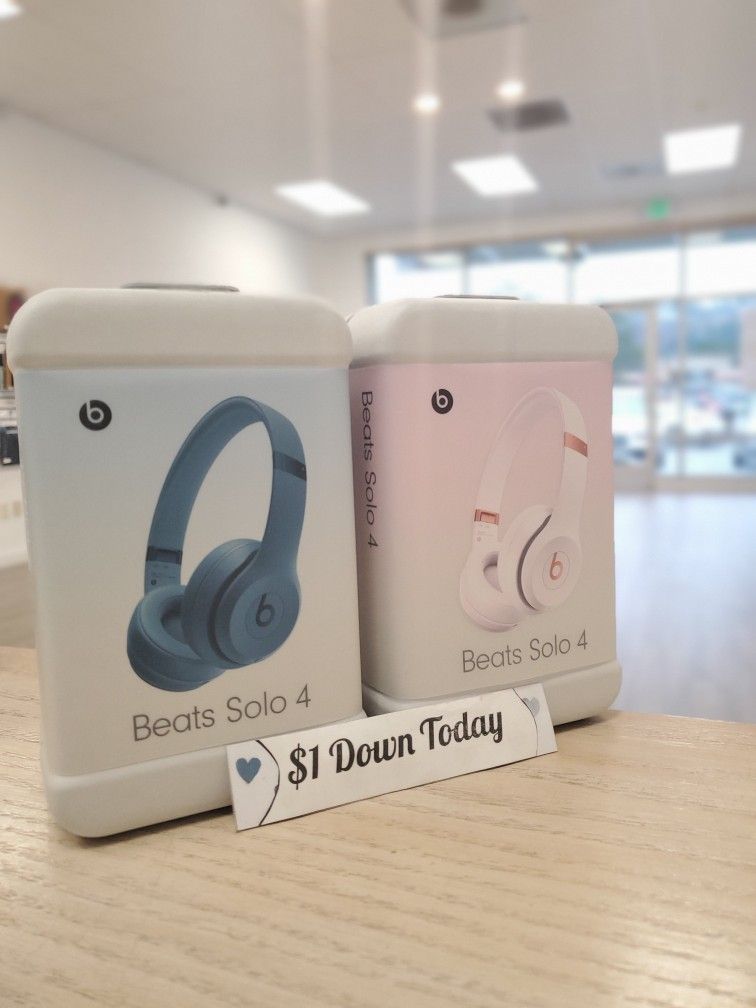 Beats Solo 4 True Wireless Headphones - $1 DOWN TODAY, NO CREDIT NEEDED - WARRANTY INCLUDED