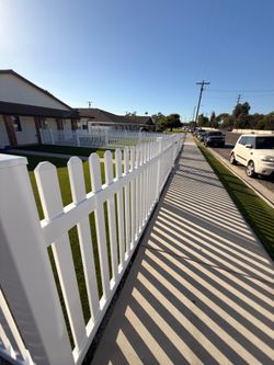 Vinyl fence