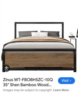 Queen size bed frame