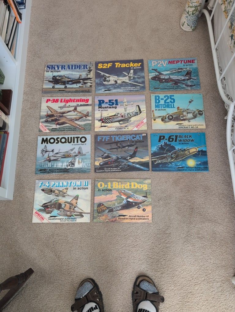 Ten Squadron Signal Books For Sale - $12.00 Each
