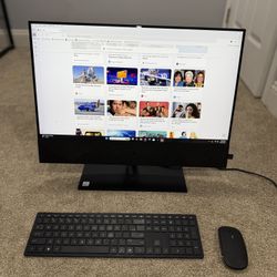 OPEN BOX HP Pavilion 24” All-in-One Desktop – i5, 12GB RAM, 1TB, Touchscreen + Wireless Charging Stand 