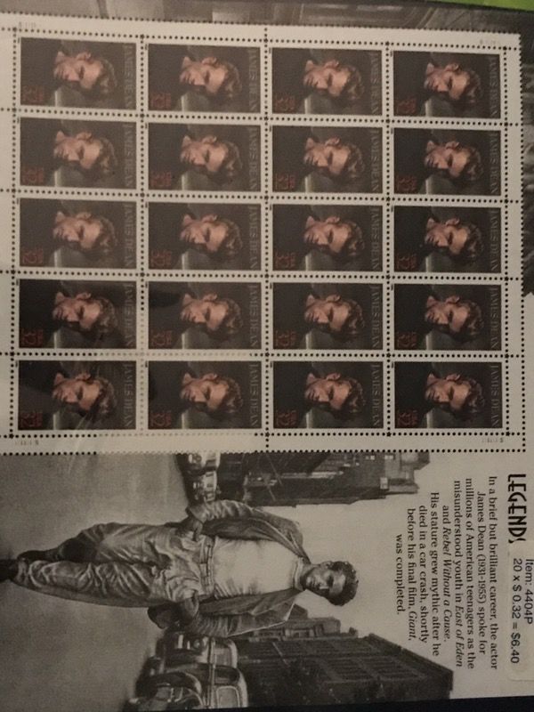 James dean stamps