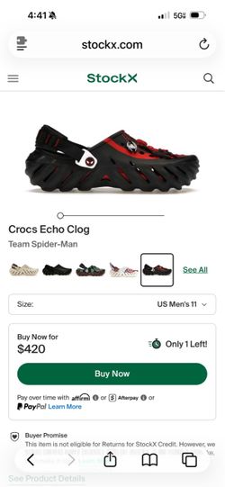 Crocs Spider-Man Clogs M12