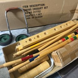 Brookstone Croquet Set 