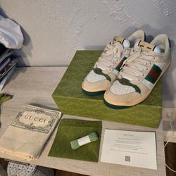 Gucci Men's Screener Sneaker Size 9.5/10