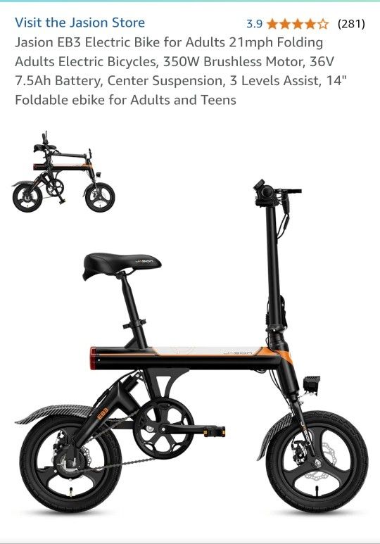 Jasion EB3 Adult Electric Bike