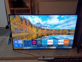 75 inch Samsung Smart 4k Ultra HD television with mount