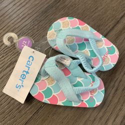 Carters Sandals Baby Girl Size 1/2