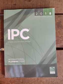 IPC 2018 International Plumbing Code