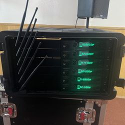 IEM Stereo Phoenyx Pro with Rack 7 Body packs 