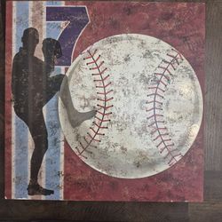  Vintage Baseball Wall Art Decor