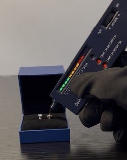 VVS1 Moissanite Stud Earrings (.5 Carat)