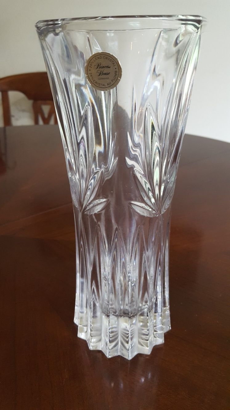 PRINCESS HOUSE LEAD CRYSTAL VASE