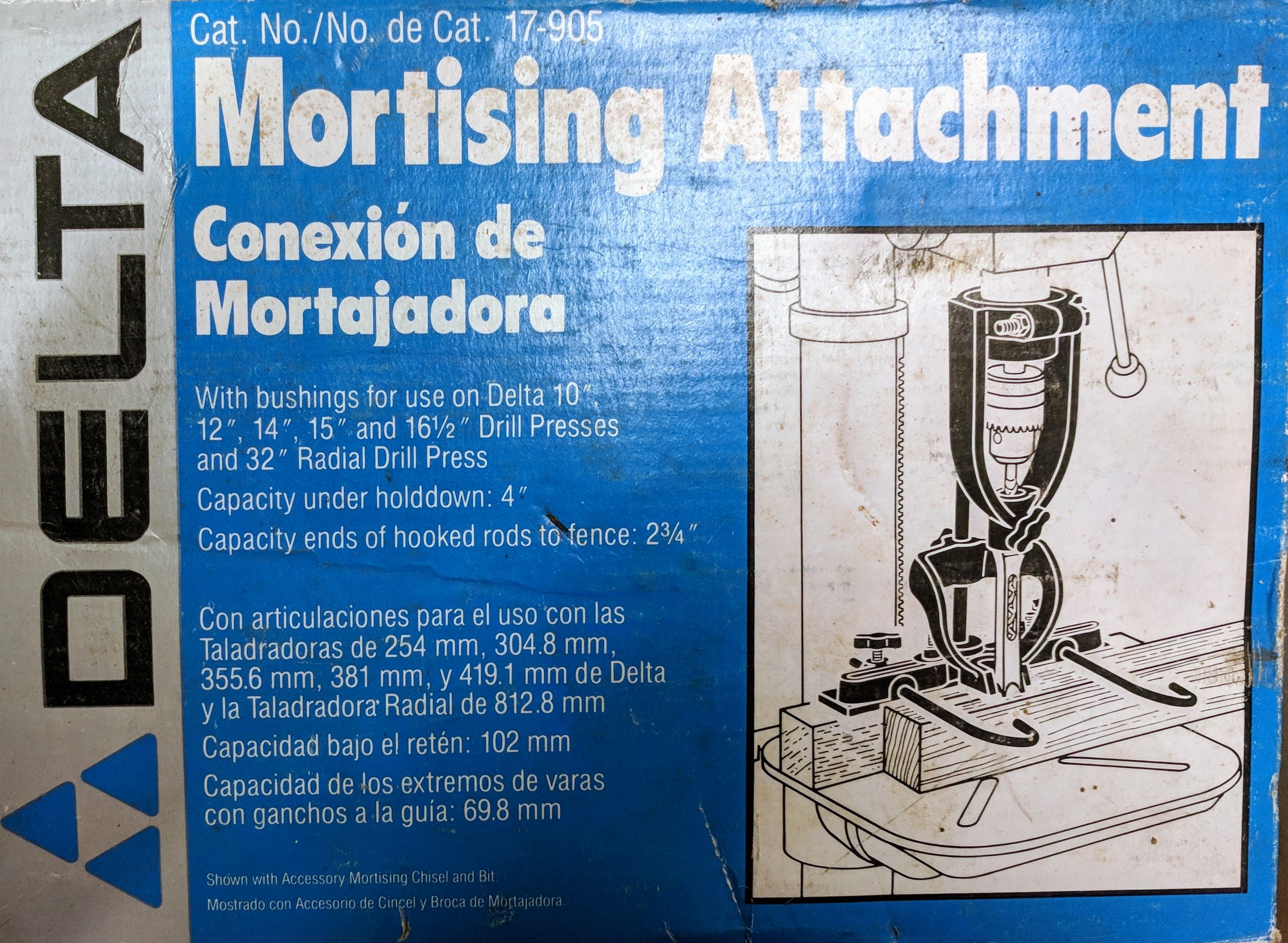 Delta Mortising Attachment 17905 for Drill Presses for Sale in Renton, WA OfferUp