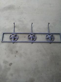 Wrought iron vintage patio decoration