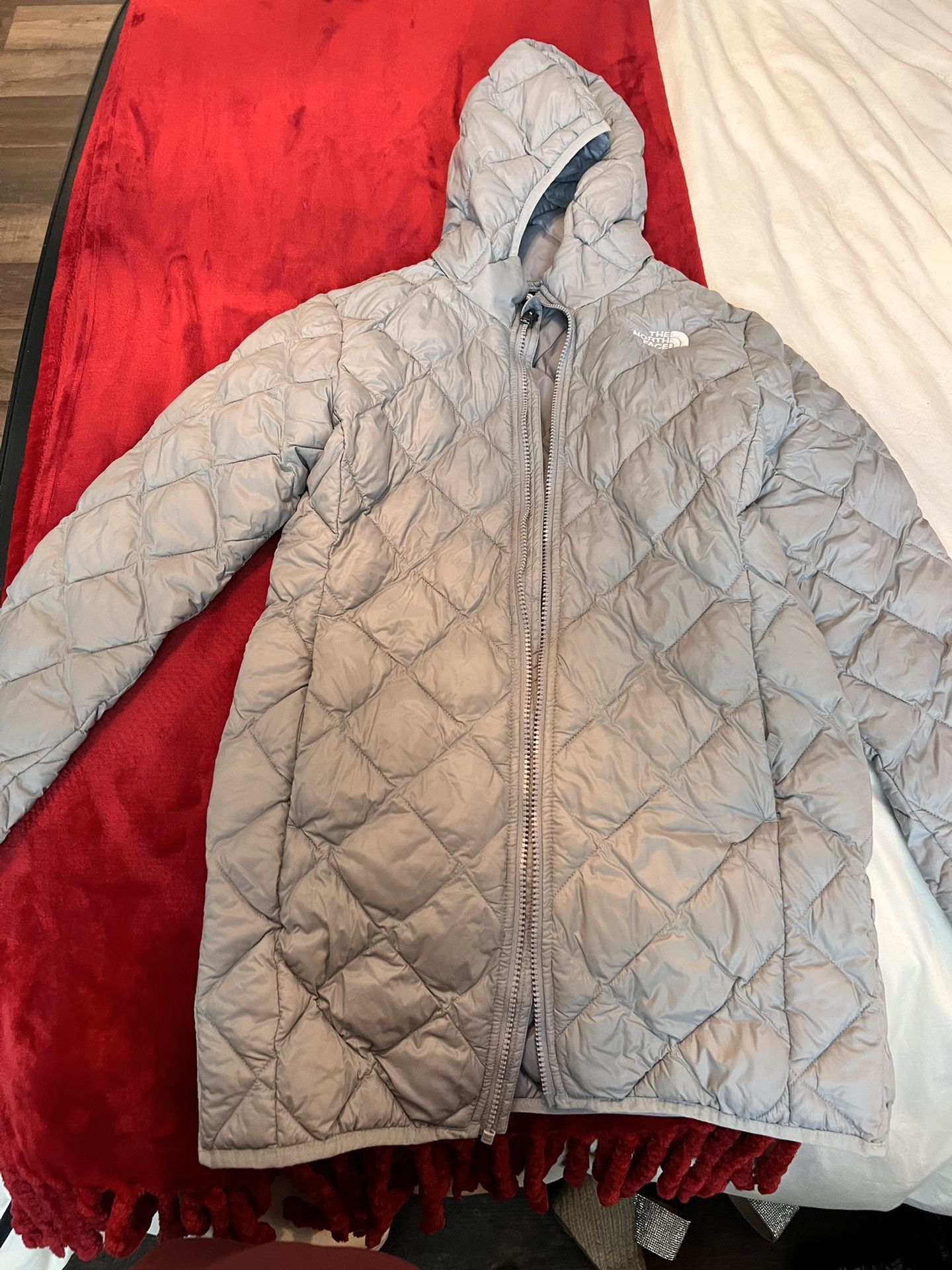 Girls Long North Face Jacket