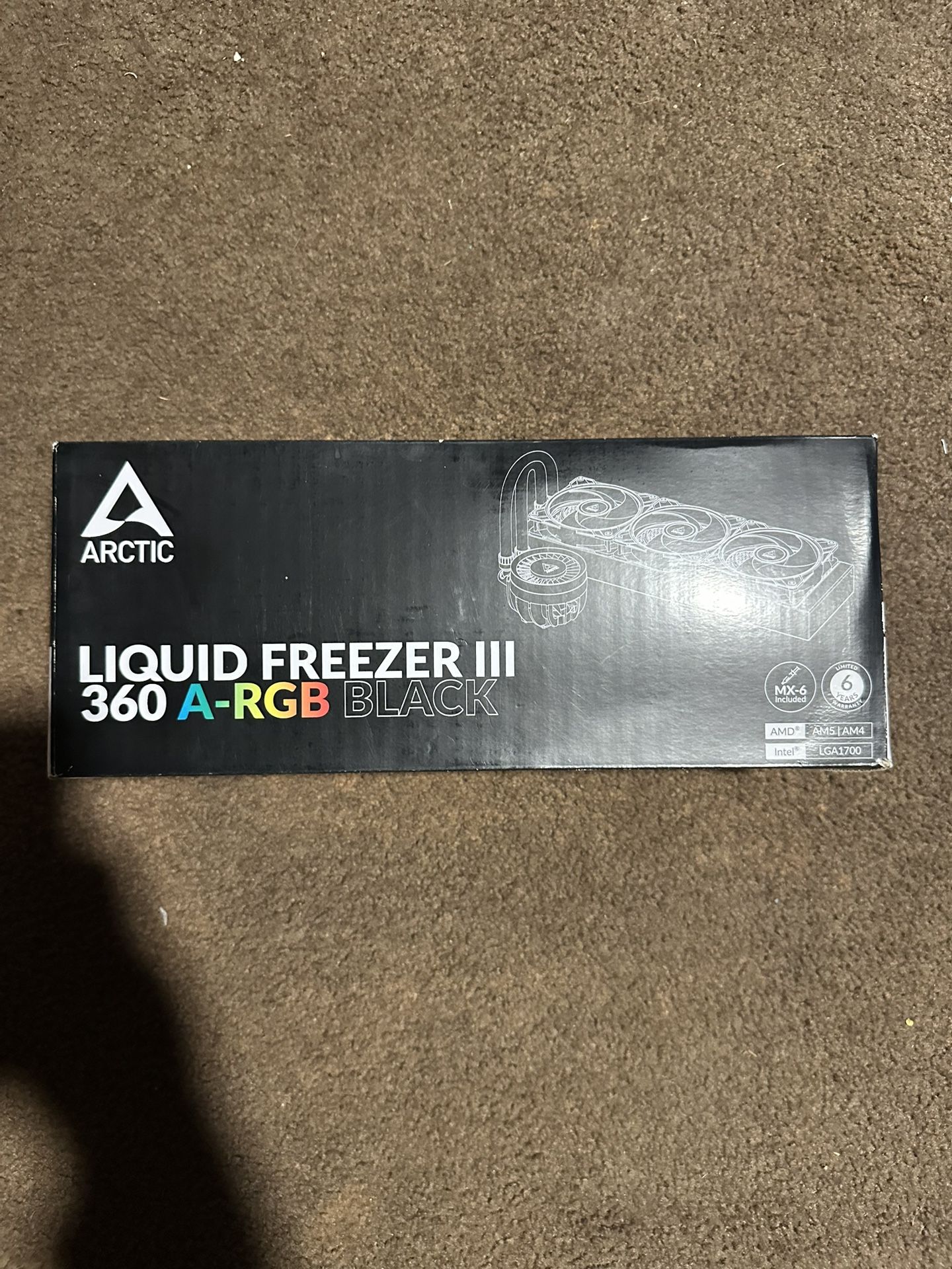 Liquid freezer 3 360mm a-rgb Black