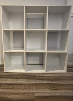 White storage cubes