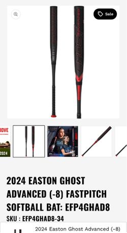 2024 Easton Ghost Advanced -8 Fastpitch Softball Bat